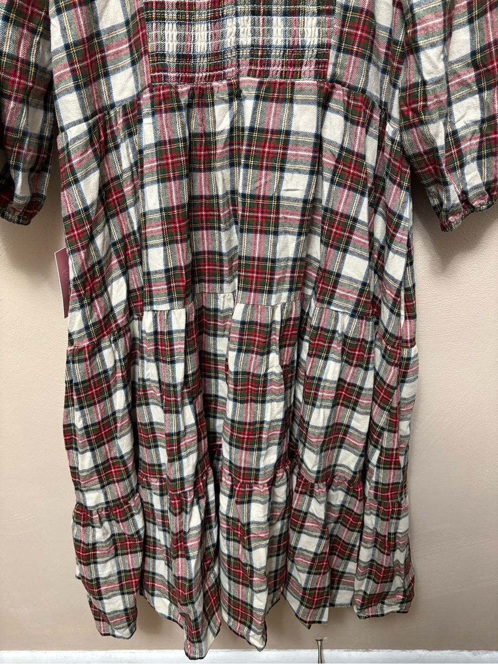 Ivy City Co Merry Dress Holiday Plaid Midi Size 2X NWT New - Picture 12 of 16